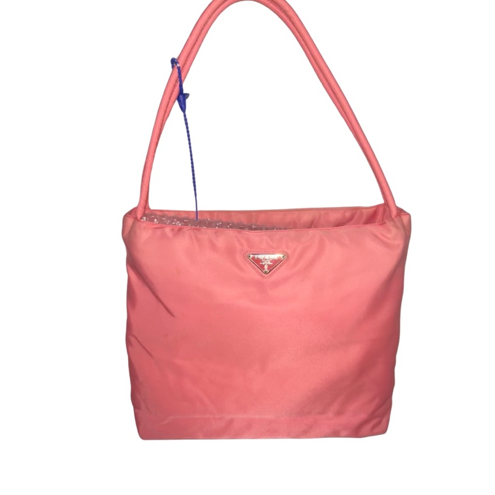 Prada Pink Nylon Tote